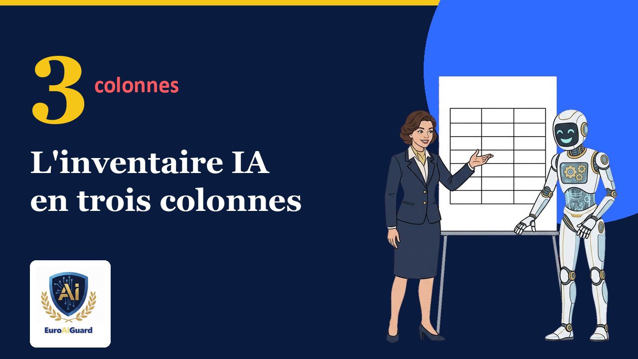 L'inventaire IA en trois colonnes