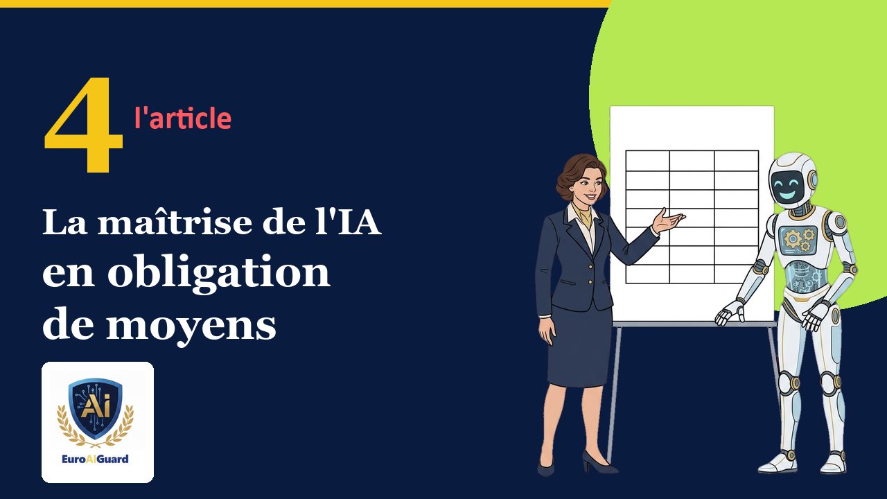 La maîtrise de l'IA, article 4